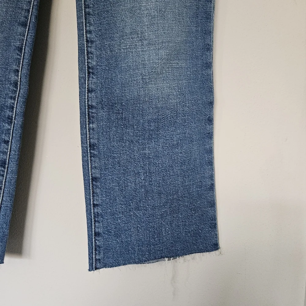 Madewell Medium Wash Slim Demi Boot Cut Jeans NWOT Size 25 - Picture 9 of 9